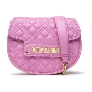 Różowa torebka Love Moschino na ramię matowa