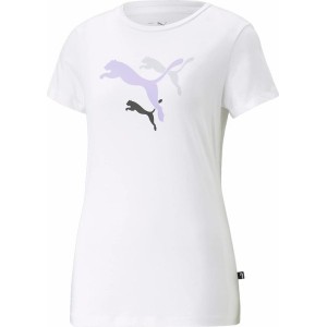 T-shirt Puma z okrągłym dekoltem z nadrukiem w sportowym stylu