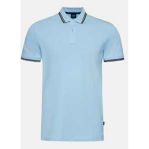 Niebieska koszulka polo Joop! z krótkim rękawem w stylu casual