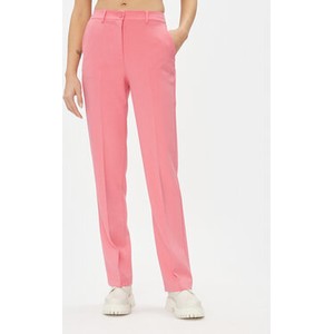 Różowe spodnie United Colors Of Benetton w stylu casual