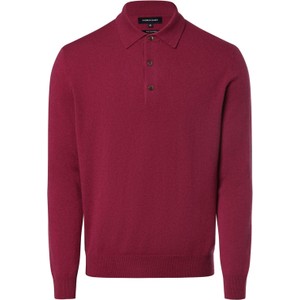 Czerwony sweter Andrew James w stylu casual