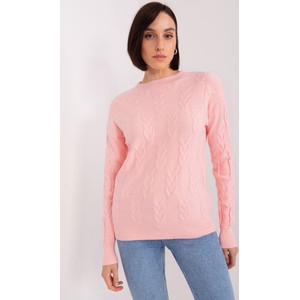 Różowy sweter Wool Fashion Italia