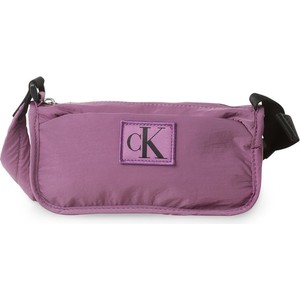 Fioletowa torebka Calvin Klein w wakacyjnym stylu mała na ramię