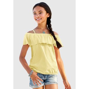 Żółta bluzka dziecięca Kidsworld dla dziewczynek