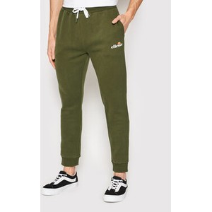 Zielone spodnie sportowe Ellesse z dresówki