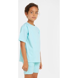 Niebieska koszulka dziecięca Calvin Klein z jeansu