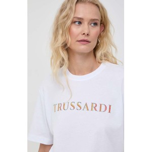 T-shirt Trussardi z bawełny