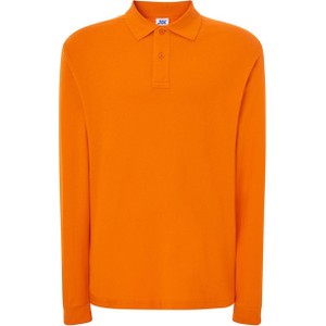 Pomarańczowa koszulka z długim rękawem JK Collection w stylu casual z bawełny