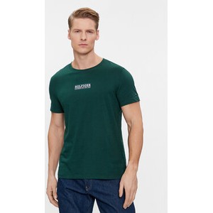 Zielony t-shirt Tommy Hilfiger w stylu casual