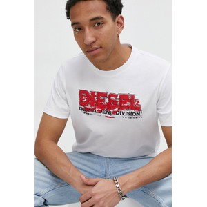 T-shirt Diesel z nadrukiem