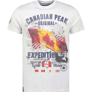 T-shirt Canadian Peak w młodzieżowym stylu z krótkim rękawem