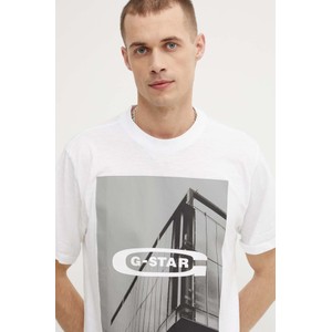 T-shirt G-Star Raw w młodzieżowym stylu z krótkim rękawem z bawełny