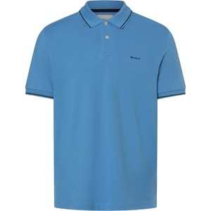 Niebieska koszulka polo Gant w stylu klasycznym