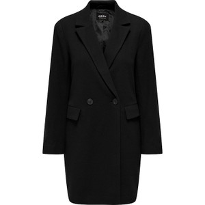 Czarny płaszcz Only w stylu casual