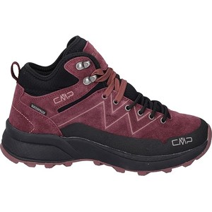 Czerwone buty trekkingowe CMP z płaską podeszwą