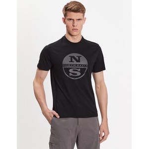 T-shirt North Sails z krótkim rękawem w młodzieżowym stylu