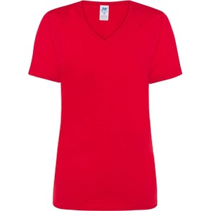 Czerwona bluzka JK Collection z bawełny w stylu casual