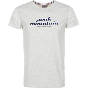 T-shirt Peak Mountain w młodzieżowym stylu z krótkim rękawem z bawełny