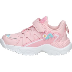 Różowe buty sportowe dziecięce American Club dla dziewczynek na rzepy