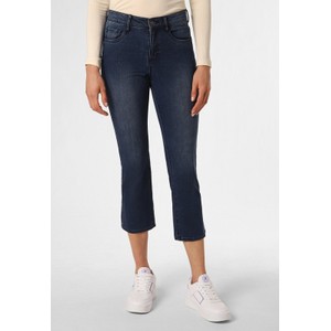Granatowe jeansy Marie Lund z bawełny w street stylu