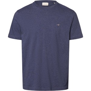 Niebieski t-shirt Gant w stylu casual