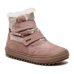Różowe buty dziecięce zimowe Primigi dla dziewczynek na rzepy