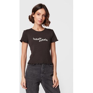 T-shirt Gina Tricot z krótkim rękawem w młodzieżowym stylu