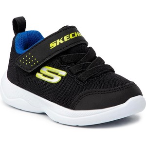 Czarne buty sportowe dziecięce Skechers na rzepy