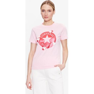 T-shirt Converse z okrągłym dekoltem w młodzieżowym stylu z krótkim rękawem