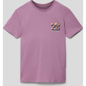 Fioletowa koszulka dziecięca Billabong z bawełny dla chłopców