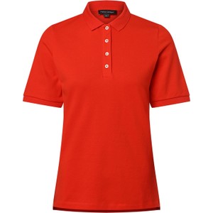 Czerwona bluzka Franco Callegari z bawełny