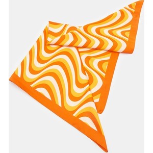 Pomarańczowy szalik Sinsay