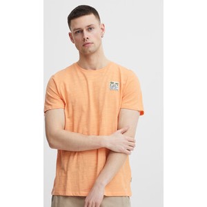 Pomarańczowy t-shirt Blend z krótkim rękawem