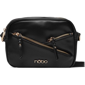 Czarna torebka NOBO na ramię w stylu glamour średnia