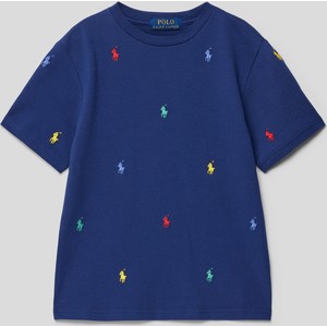 Granatowa koszulka dziecięca POLO RALPH LAUREN dla chłopców