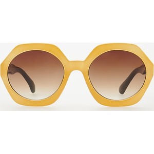 Żółte okulary damskie Reserved