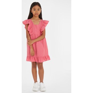 Różowa sukienka dziewczęca Tommy Hilfiger