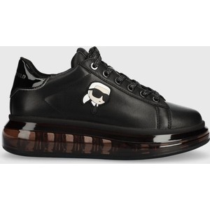 Czarne buty sportowe Karl Lagerfeld na platformie