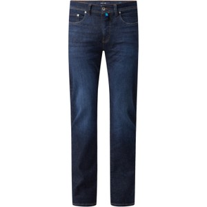 Granatowe jeansy Pierre Cardin z bawełny w stylu casual