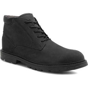 Czarne buty zimowe Badura w stylu casual