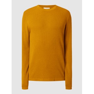 Żółty sweter Selected Homme w stylu casual