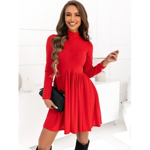 Czerwona sukienka Pakuten w stylu casual