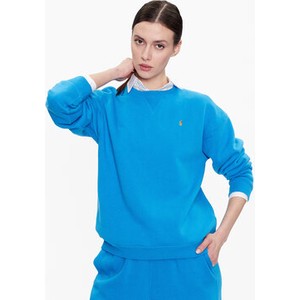 Niebieska bluza POLO RALPH LAUREN w stylu casual