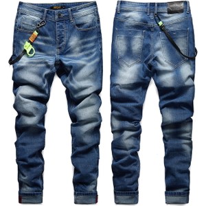 Niebieskie jeansy Recea z jeansu