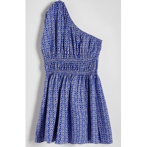Niebieska sukienka Reserved mini z tkaniny