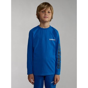 Niebieska koszulka dziecięca Napapijri dla chłopców