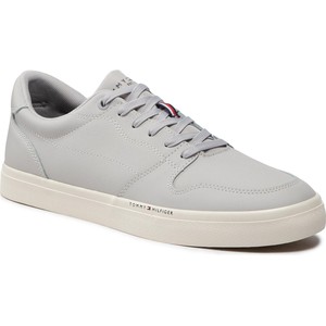 Sneakersy TOMMY HILFIGER - Core Perf Leather Vulc FM0FM04139 Grey Whisper