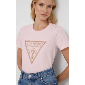 Bluzka Guess w młodzieżowym stylu z bawełny
