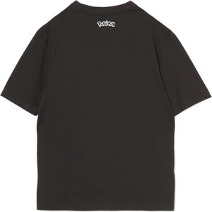 Czarny t-shirt Cropp z bawełny w młodzieżowym stylu z krótkim rękawem