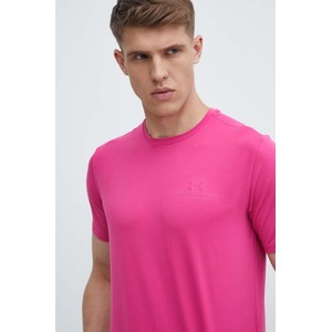Różowy t-shirt Under Armour z krótkim rękawem